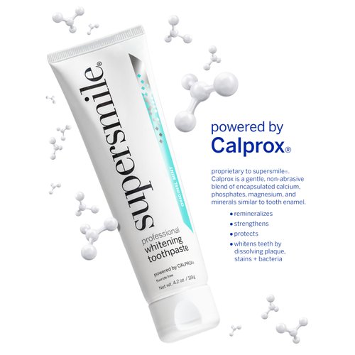 Supersmile Original Mint Fluoride-Free – Whitening Toothpaste for Visibly Brighter Teeth – Whitens Up to 6 Shades, 4.2 oz