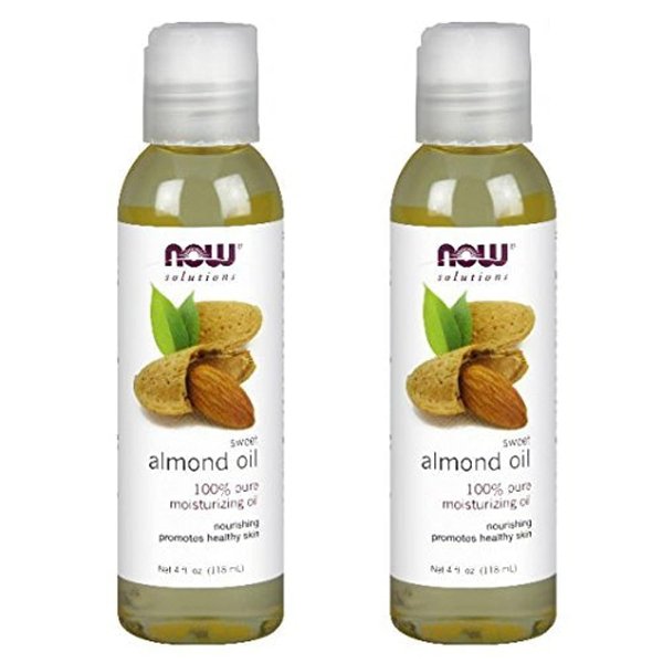 NOW Foods Almond Oil, 4 Fl Oz (Pack of 2)