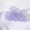 Purple Leaf Shaped Hair Claw Clip 3.5 inch No Slip Acrylic Big Strong Hold Hair Jaw Clamp for Women Girls Thick Thin Hair Hawaii Tropical Party Beach Vacation outfit Accessories