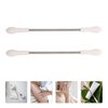 SUPVOX 2Pcs Facial hair remover stainless steel hair removal spring from upper lip chin cheeks and neck