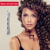 WILLBOND 60 Pcs Perm Rods Natural Long Short Hair Perm Rods with Elastic Rubber Band Non Slip Plastic Perming Cold Wave Rod Kit for Women Hairdressing Styling Tool(0.59 Inch,Gray)