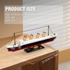DAHONPA Titanic Model Building Block Set Mid-Sized Set,481 Pieces with Figures, Cruise Ship Titanic Model with Stand, Display and Collect Toy Gifts for Kid and Adult