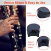 3 Pcs Soft Silicone Clarinet Oboe Thumb Rest Cushion Protector Thumb Protector Fit for Most Clarinet, 3 Colors