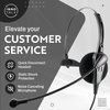 INNOTALK Telephone Headset Headphone for Cisco 8811 8841 8851 8861 8865 8941 8945 8961 and More - Call Center Noise Cancel Mic Office Desk Phone Headset