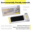 SEEDEW 4D Lash Extensions, 0.07mm D Curl MIX8-15mm 12 Rows/Tray, W Shape Flat Stem, Korean PBT Volume Eyelash Grafting for Beginner Artist, Lash Tech, Beauty Salon(4D-Matte Black-0.07-D-MIX8-15mm)