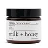 milk + honey Aluminum Free, Cream Deodorant, No. 46, with Sandalwood, Vetiver, and Cardamom, Natural Deodorant for Women and Men, 2.5 Ounce
