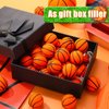 Civaner 60 Pcs Basketball Party Favors Mini Small Basketballs Bouncy Stress Sports Balls with Drawstring Bag for School Party Carnival Reward Toys Game Decorations