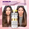 Acomler Wax Stick for Hair,Hair Wax Stick,Hair Wax Stick for Flyaways,Slick Stick for Hair Non-greasy Styling Hair Pomade Stick (Pack of 2 Silver)