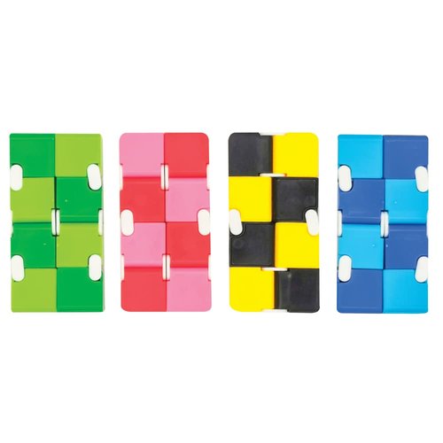 Raymond Geddes Infinity Cube Fidget Toys (Pack of 12) - Block Fidget Toys for Kids - Novelty Toys for Birthday Party Favors and Prizes