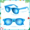 Bouiexye 12 Pack Neon Sunglasses with Colorful Lenses in Bulk for Birthday Beach Pool Party Supplies, 12 Bright Colors