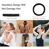 Hair Ties for Girls Elastic Hair Tie 200 PCS Black Soft for Medium Hair Hair Accessories for Women Perfect for Long Lasting Braids Ponytails and More Pain Free Hair Ponytail Holders Hair Elastic Band