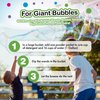 WOWmazing Big Bubble Refill Powder Mix (6 Packets) - Turns Dish Detergent into Giant Bubbles. Makes 6 GALLONS! - Made in USA