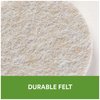 Scotch Felt Pads 32 PCS Beige, Felt Furniture Pads for Protecting Hardwood Floors, 1" Round, Easy-to-apply, Self-Stick design, Reliable protection from nicks, dents and scratches (SP802-NA)