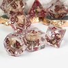 UDIXI Skull DND Dice Set, Resin D and D Dice Set Skull Dice Set D&D for RPG Dungeons and Dragons MTG and Other Tabletop Games