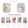 DUILE Unicorn Balloons Unicorn Birthday Party Decorations for Girls Foil Balloons Set Macaron and Rainbow Balloon Wedding Baby Shower Party Supplies (1)