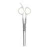 Fromm Professional Venture 5.75" 30-Tooth Easy Hair Thinning & Texturizing Shears in Clear & Matte Silver Japanese Steel Scissors with Beveled Blade for New Salon Stylist & DIY Home Use