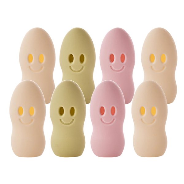 Travel Toothbrush Head Cover Case for Kids, Children Silicone Protector Cap, Dustproof Toothbrush Protect Case (Set of 8)