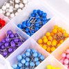 Yalis Push Pins 600-count Map Tacks Marking Pins 1/8-Inch Plastic Beads Head, 10 Assorted Colors