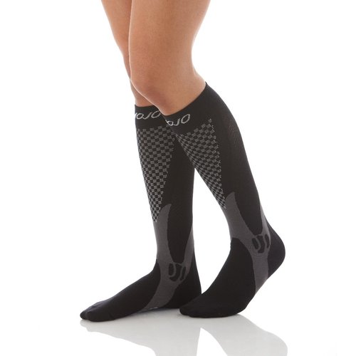 MoJo Recovery & Performance Sports Compression Socks - Black Medium
