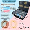 B1jounie YA Hair Accessories Kit, 160Pcs Hair Clips for Women Girls Dance Ballet Cheerleading Travel with Storage Box