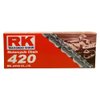 RK Racing Chain M420-98 (420 Series) 98-Links Standard Non O-Ring Chain with Connecting Link