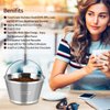 4-5 Cup Reusable Permanent Basket Coffee Filters, Coffee Filters 4 Cup, Perfect Fit Mr Coffee Coffee Makers and Brews, Replace 4 Cup Mr Coffee Gold Tone Coffee Filters