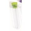 Fun Express Set of 12 Pieces Science Party Test Tube Party Favors, BPA Free Plastic, Birthday Party Supplies, Clear