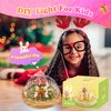 LEFJUBAW Make Your Own Night Light, Rabbit DIY Kits for Girls Creative Magic Night Light USB Upgrade Edition Bunny Toys, Arts and Crafts Lamp Project for Girls, Gifts for 4 5 6 7 8 9 10 Year Old Girl