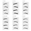 10Pcs Eye Brow Stencil Eyebrow Stencils Adhesive Eye Brow Shaping Stickers Makeup Beauty Tools for DIY Grooming