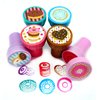 TINYMILLS 12 Pcs Donuts Stamp Kit for Kids