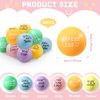 Wettarn 30 Pcs Motivational Stress Balls 1.97'' Colorful Foam Ball Quotes Stress Balls Inspirational Stress Ball Hand Exercise Toys for Stress Relief Concentration Motivation ADHD Autism (Candy Color)