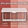 Mirabella Spellbound Pro Face Trio Powder and Cream Blush Palette with Powder Highlighter, Lightweight & Buildable Color Blush for Cheeks Creates a Flawless, Radiant Look for All-Over Multi-Use