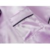 Topgal Little & Big Girls Pajama Set Size 8 - Lilac Satin Silky Cute Summer Short Sleeve & Pants Outfit