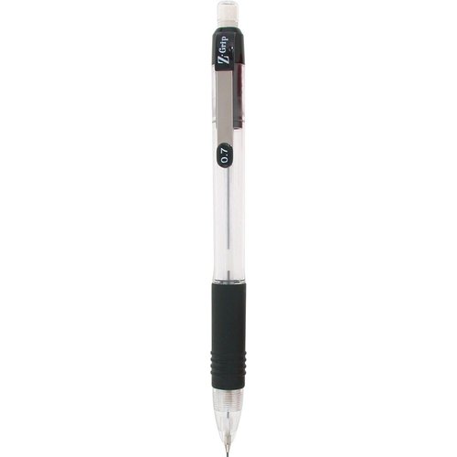 Zebra® Z-Grip™ Mechanical Pencils, 0.7 mm, #2 Medium Lead, Clear Barrel, Pack Of 24