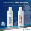 Clinical Effects Hair Therapy Shampoo and Conditioner Set - Hair Growth Shampoo and Conditioner for Thinning Hair - Biotin, Saw Palmetto, and DHT Blocking Ingredients - USA Made - 2 Bottles, 8 fl oz