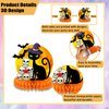 12pcs Halloween Decorations Honeycomb Centerpieces，Black Orange Bloody Halloween Centerpieces ，Tables Toppers Party Decorations Supplies, Halloween Table Sign Decor