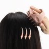 2 Pcs Solid Sillicone Scalp Massager Hair Shampoo Brush Scalp Scrubber Exfoliating Brush Hair Washing Brush Head Scrubber for Shower