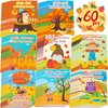 90shine 60PCS Fall Coloring Books for Kids, Thanksgiving Party Favors in Bulk Goodie Bag Stuffers Ages 2-4 3-5 4-8