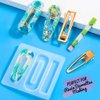 LEOBRO Gold Hair Clips, 50PCS Alligator Barrettes for Women, Girls, Crafts, DIY Hair Bows