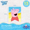 Treasures Gifted Officially Licensed Peppa Pig Birthday Banner - Peppa Pig Happy Birthday Banner - Peppa Pig Birthday Party Supplies, Peppa Pig Banner
