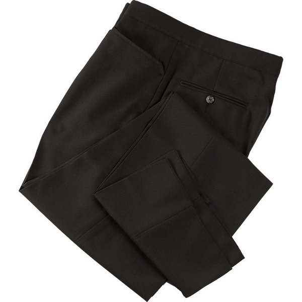 Adams USA Smitty Men's Flat Front Referee Pants (Black, 38-Inch)