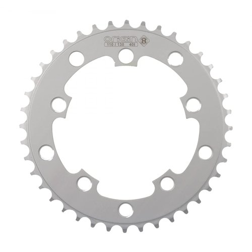 Origin8 BMX/Singlespeed/Fixie Chainring, 40t, 110/130 BCD, 3/32, Silver