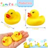 Rubber Duck Bath Toys 50PCS Mini Ducks Bulk for Kids Baby Shower Decorations Birthday Party Favors Gift Classroom Summer Beach Pool Activity Carnival Game