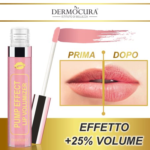 DERMOCURA Chili Lip Plumper Glossy Balm 5X More Powerful Transparent Glossy Lip Plumping Lip Gloss