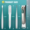 Nail Clippers for Men, Vepkuso Toenail Clippers for Thinck Nails Professional Fingernail Clippers Cutter for Women,Seniors,Adult