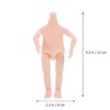 EXCEART Moveable Jointed Doll 6pcs Body Nude Naked Body Soldier Male Dolls Artist Drawing Manikin Action Figure Toys Joint Doll DIY Doll Accessory
