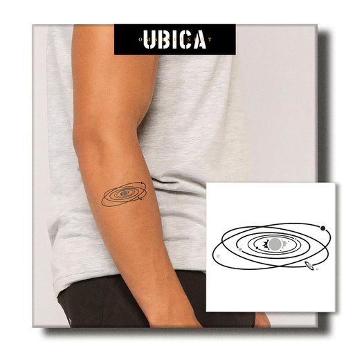 UBICA Temporary Tattoos Adult, 2 Sheets Fake Tattoos, Realistic And Long-Lasting Non-Reflective, ...