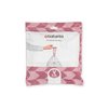 Brabantia PerfectFit Trash Bags (Size V/0.5-0.8 Gal) Thick Plastic Trash Can Liners with Drawstring Handles (40 Bags)