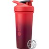 BlenderBottle Strada Sleek Shaker Cup Insulated Stainless Steel Water Bottle with Wire Whisk, 25-Ounce, Sangria Ombre