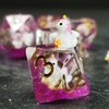 Sage's Portal Animal Familiars Resin DND Dice Set Polyhedral Dice Set for Dungeons and Dragons RPG Pathfinder Tabletop TTRPG (Baby Unicorn)